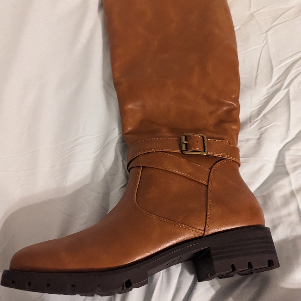 Fashion riding boots Croft and Barrow snare drum women's riding boots